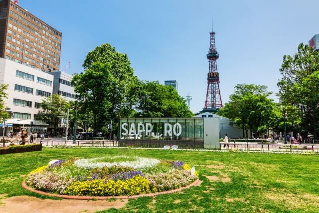 大通り公園 テレビ塔 札幌 北海道